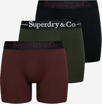 Superdry & Co Boxer shorts in Green: front