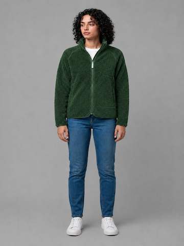 Derbe Fleece Jacket 'Kuschelby' in Green