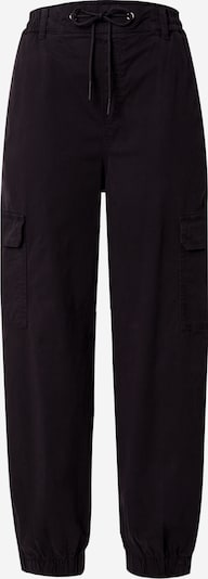 HUGO Pantalon cargo 'Hisune-1-D_B' en bleu / noir / blanc, Vue avec produit