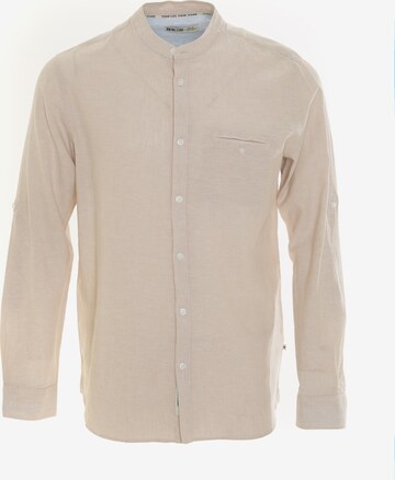 BIG STAR Button Up Shirt ' KOSIHOMIS ' in Beige: front
