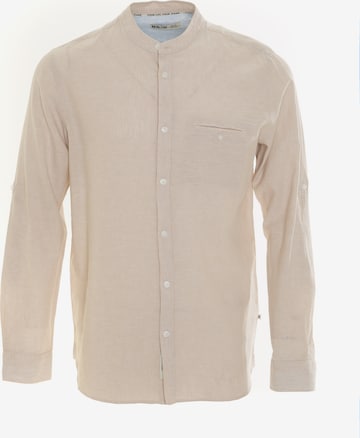 BIG STAR Regular fit Button Up Shirt ' KOSIHOMIS ' in Beige: front