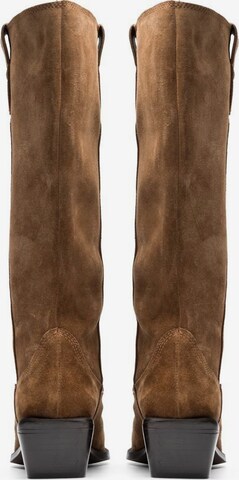 Bianco Cowboy Boots 'MONA ' in Brown
