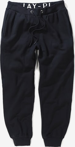 JAY-PI Tapered Pants in Black: front