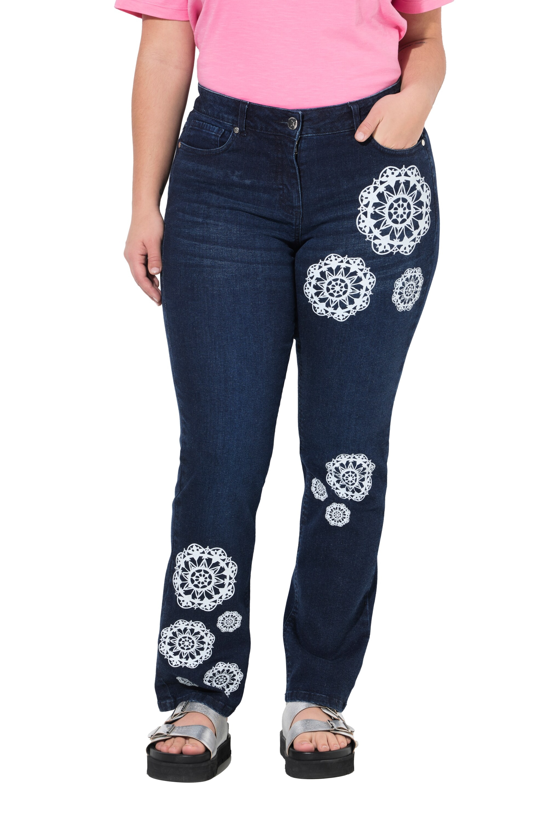 Angel of Style Regular Jeans in Blauw: voorkant