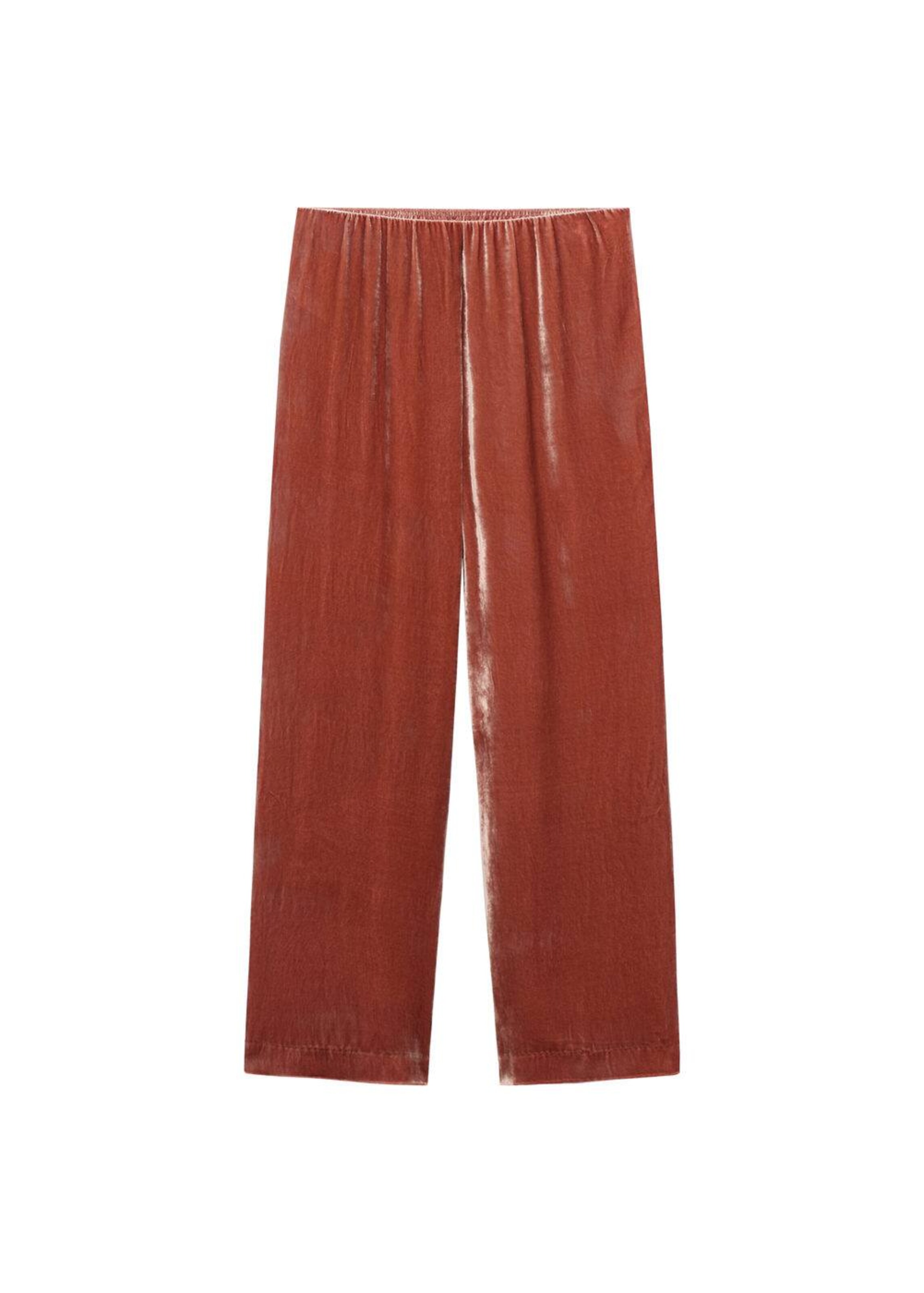 MANGO Pyjamahose 'Xbluti' in Orange: Vorderseite