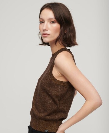 Superdry Knitted Top in Brown