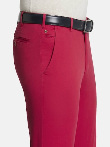Regular Pantalon chino MEYER en rouge
