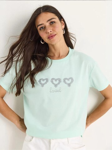 Maglietta di Bianco Lucci in verde