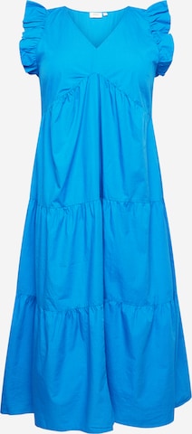 ONLY Curve Šaty 'LINDSEY' – modrá: přední strana
