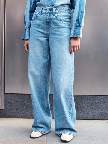 Wide leg Jeans di Next in blu