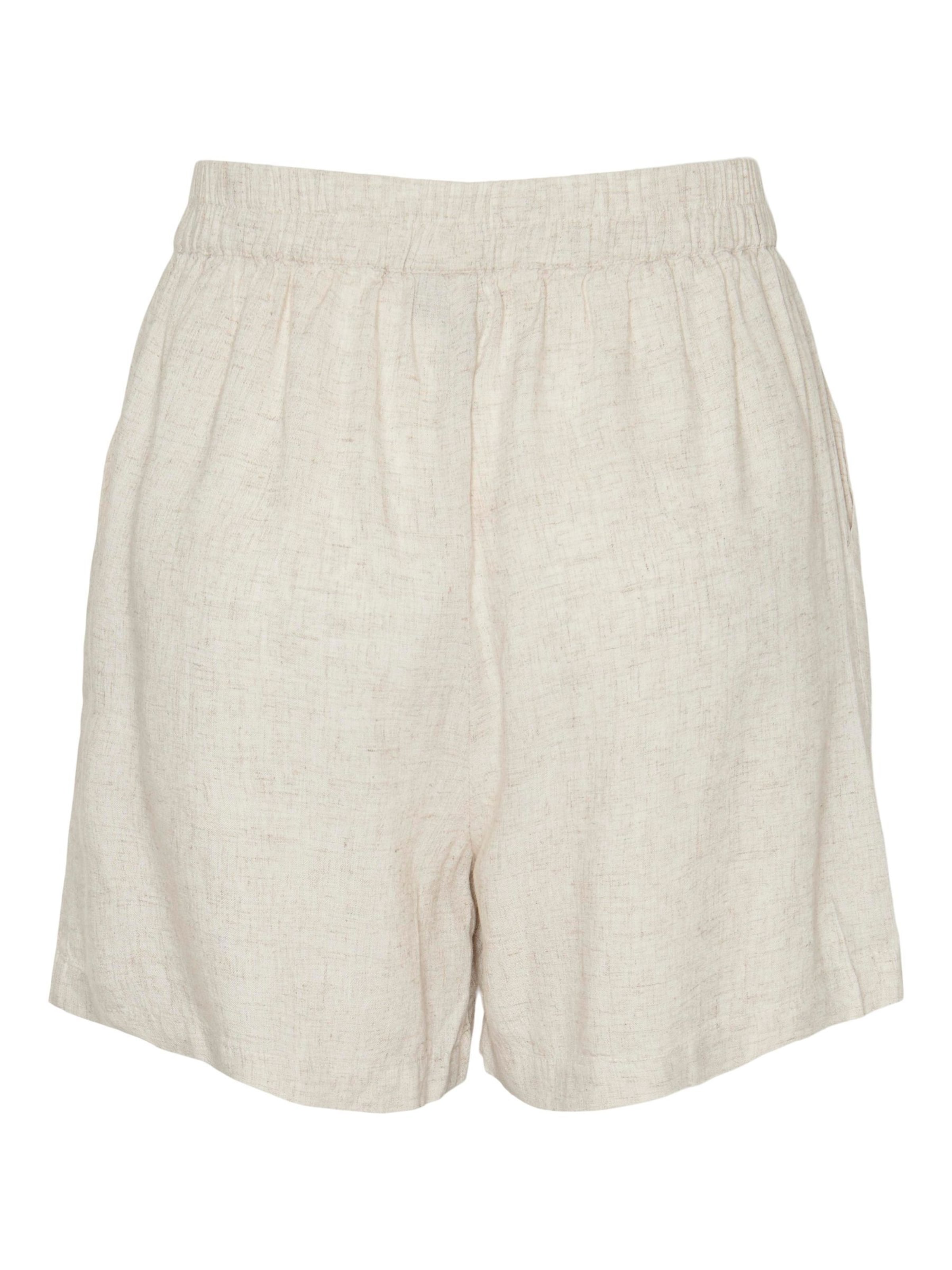 PIECES Loosefit Broek 'PCPia' in Beige