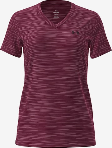 UNDER ARMOUR Functioneel shirt 'Twist' in Rood: voorkant