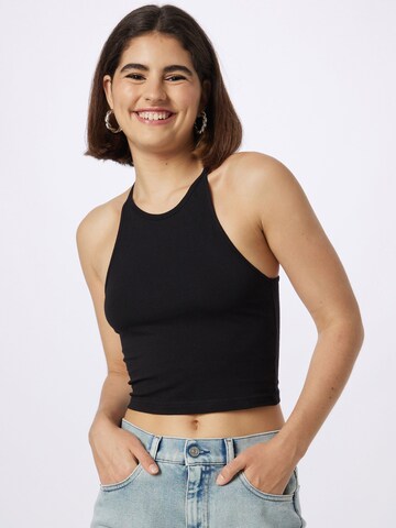 WEEKDAY Top in Black: front