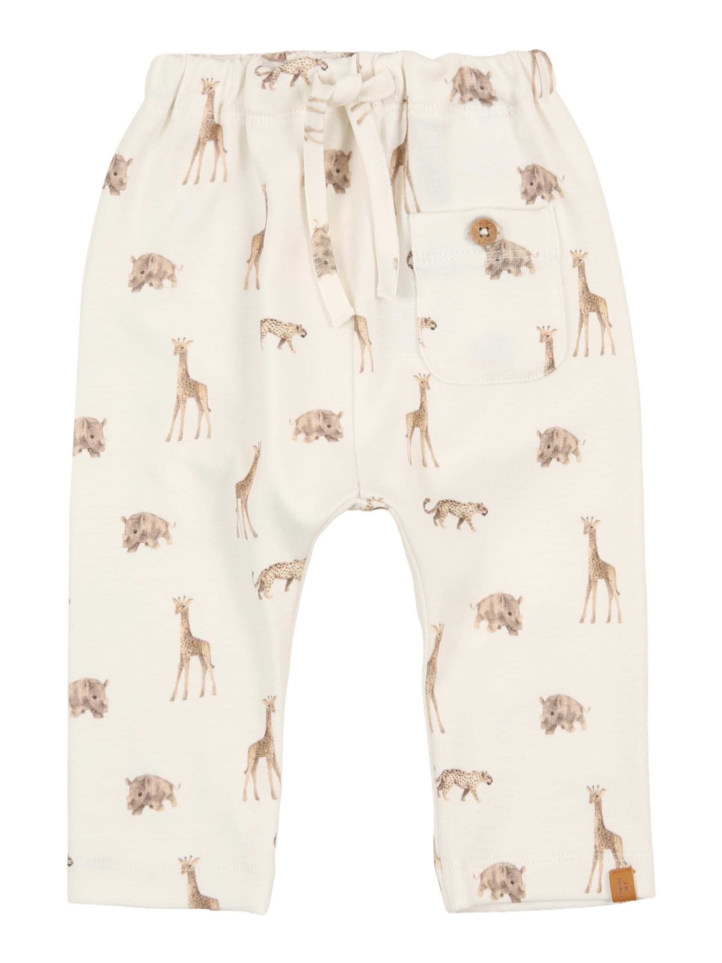 Lil'Atelier - Loosefit Pantalón 'NBMGAYO' en blanco: frente