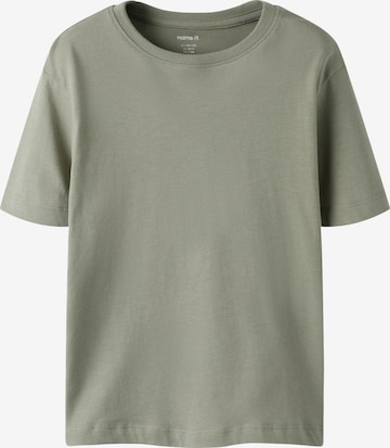 NAME IT Тениска 'NKMVOBBO' в сиво: отпред