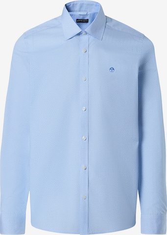 Coupe regular Chemise North Sails en bleu : devant