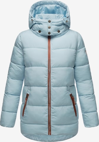 NAVAHOO Zimná bunda 'Wattewölkchen' - Modrá: predná strana