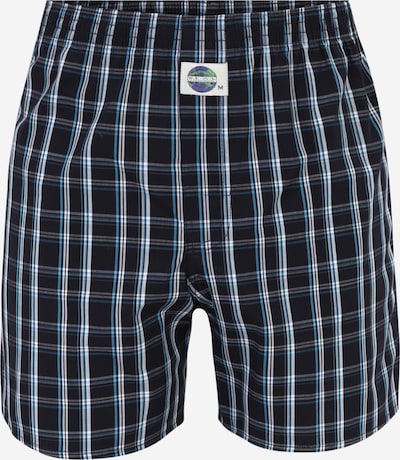 D.E.A.L International Boxershorts in de kleur Kobaltblauw / Duifblauw / Lichtblauw / Wit, Productweergave