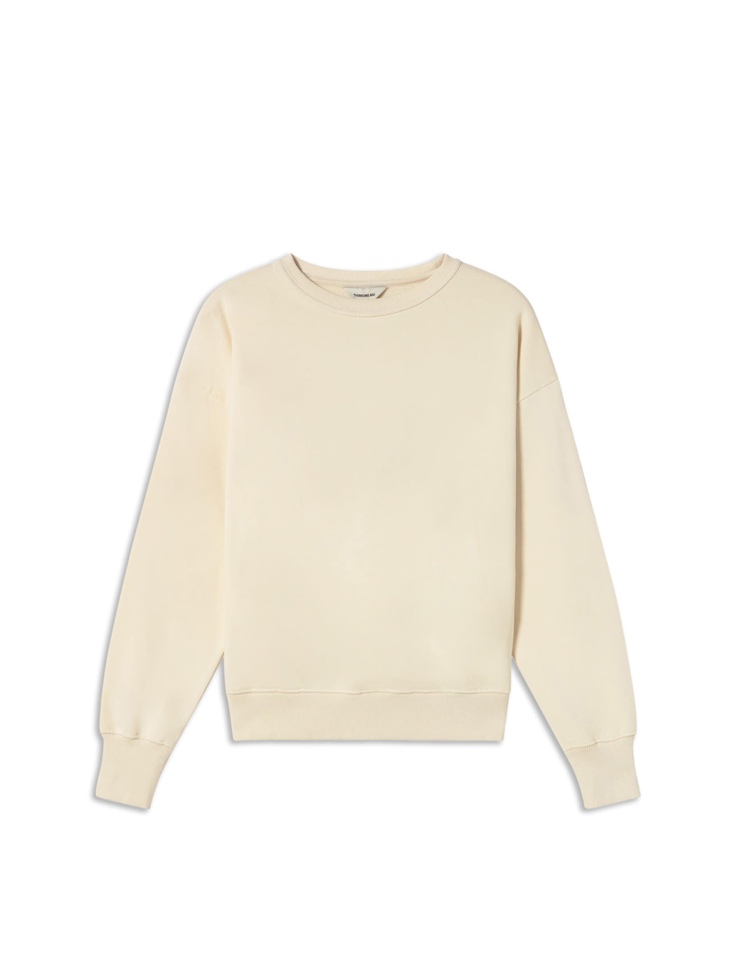 Thinking MU Mikina 'Jodie' – bílá: přední strana