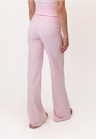 OH APRIL - Flared Leggings 'Jasmin' em rosa