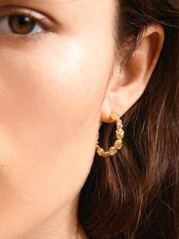 Pilgrim Earrings 'Tide' in Gold: front