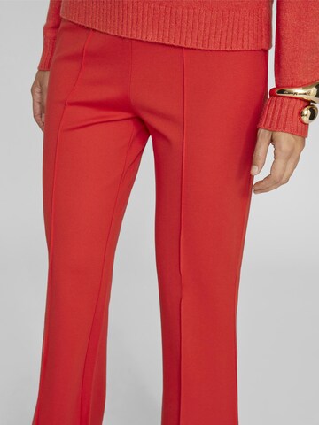 évasé Pantalon VILA en rouge