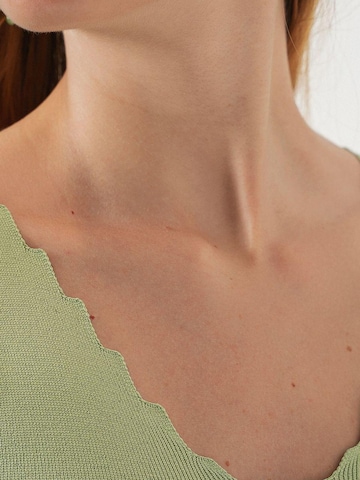 Bigdart - Top de malha em verde