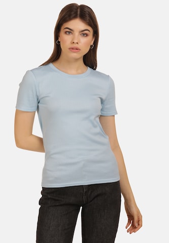 T-shirt MYMO en bleu : devant