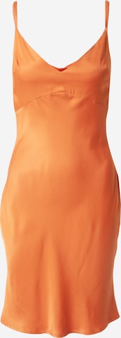 A LOT LESS - Vestido 'Anais' em laranja: frente