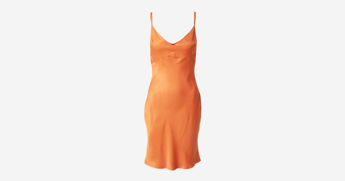 A LOT LESS Kleid 'Anais' in Orange | ABOUT YOU