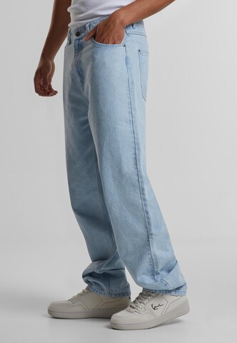 Loosefit Jean 'Flames' Karl Kani en bleu