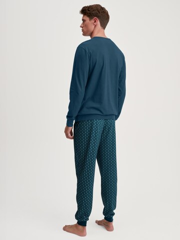 CALIDA Pyjama lang 'Relax Imprint'‌‌‌‌‌‌‌‌ in Grün