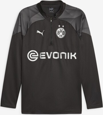 T-Shirt fonctionnel 'Borussia Dortmund' PUMA en noir : devant