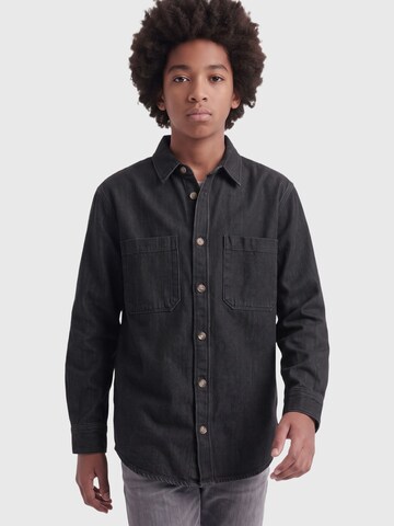 Only & Sons Junior Regular fit Button up shirt 'OSJAlp' in Black: front