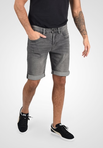 INDICODE JEANS Regular Jeansshorts 'Quentin' in Grau: predná strana