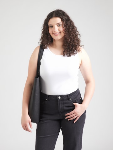 ONLY Carmakoma Top 'CARKENYA' in White: front