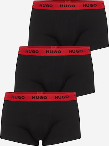 HUGO Red Boxer shorts in Black: front