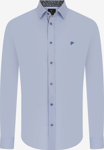Regular fit Camicia 'GIANFRANCO' di DENIM CULTURE in blu: frontale