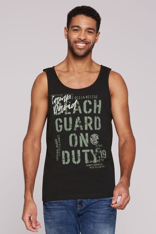 CAMP DAVID Shirt in Schwarz: Vorderseite