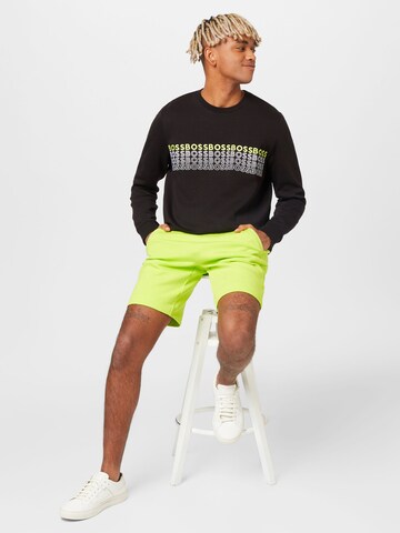 BOSS Green Sweatshirt 'Salbo 1' in Zwart