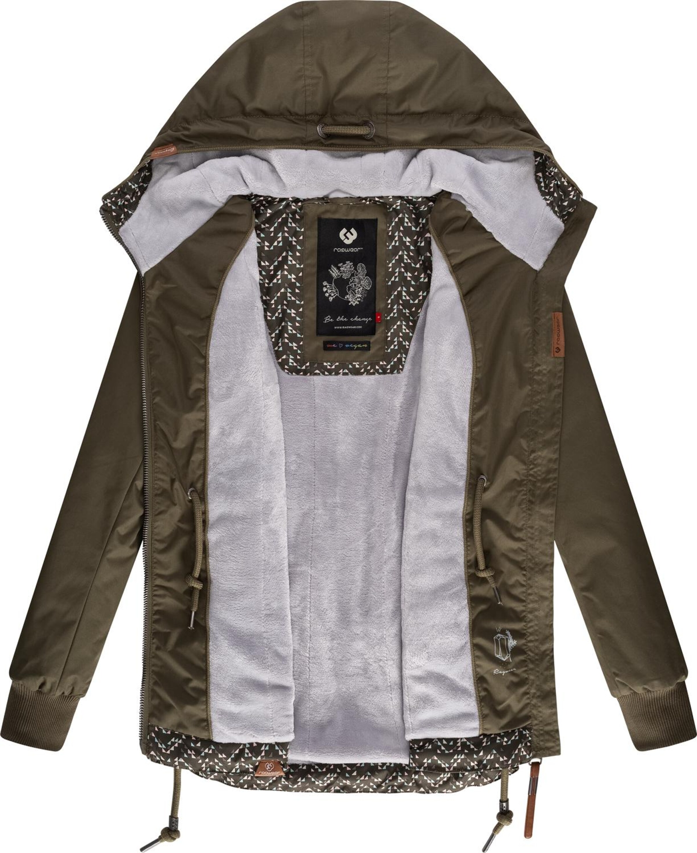 Ragwear Funkčná bunda 'Danka' - Zelená