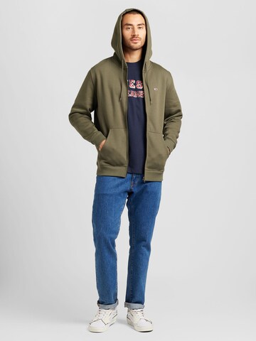 Tommy Jeans Sweat jacket in Green