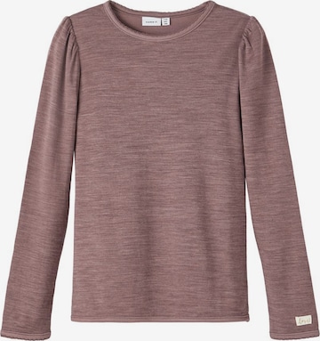 T-Shirt NAME IT en marron : devant