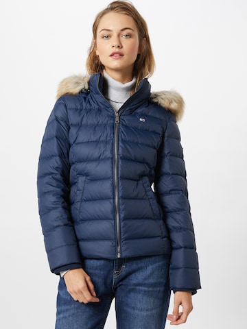 Tommy Jeans Jacke 'Essential' in Blau: predná strana