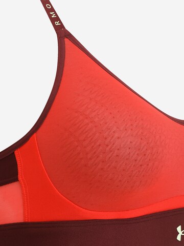 Low Support Soutien-gorge de sport 'Infinity' UNDER ARMOUR en rouge