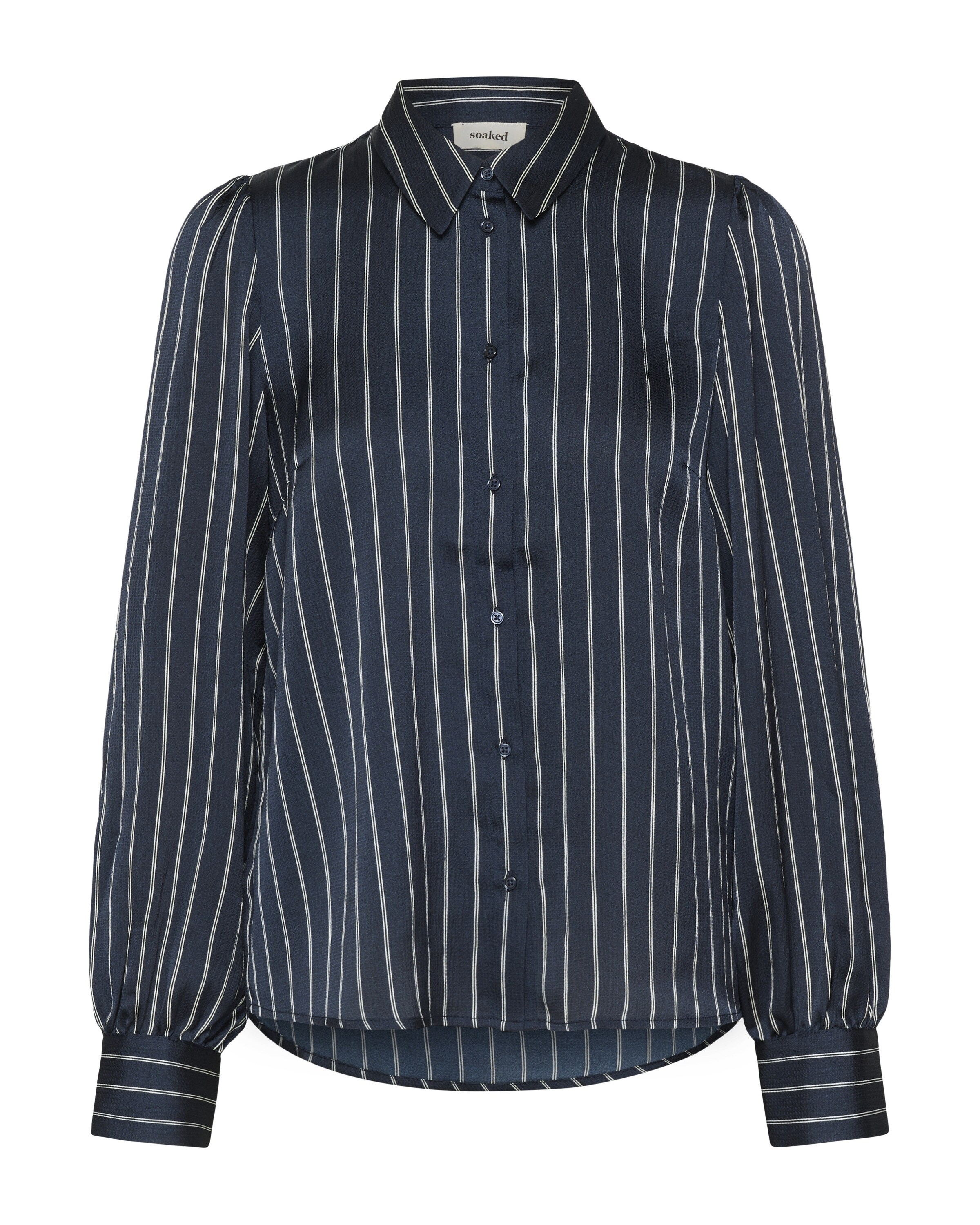 SOAKED IN LUXURY Blouse 'SLIoana Paris' in Night blue / White, Item view