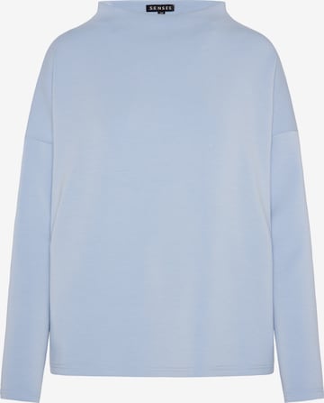 SENSES.THE LABEL Sweatshirt in Blue: front