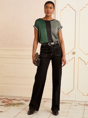 love & roses T-Shirt in Schwarz