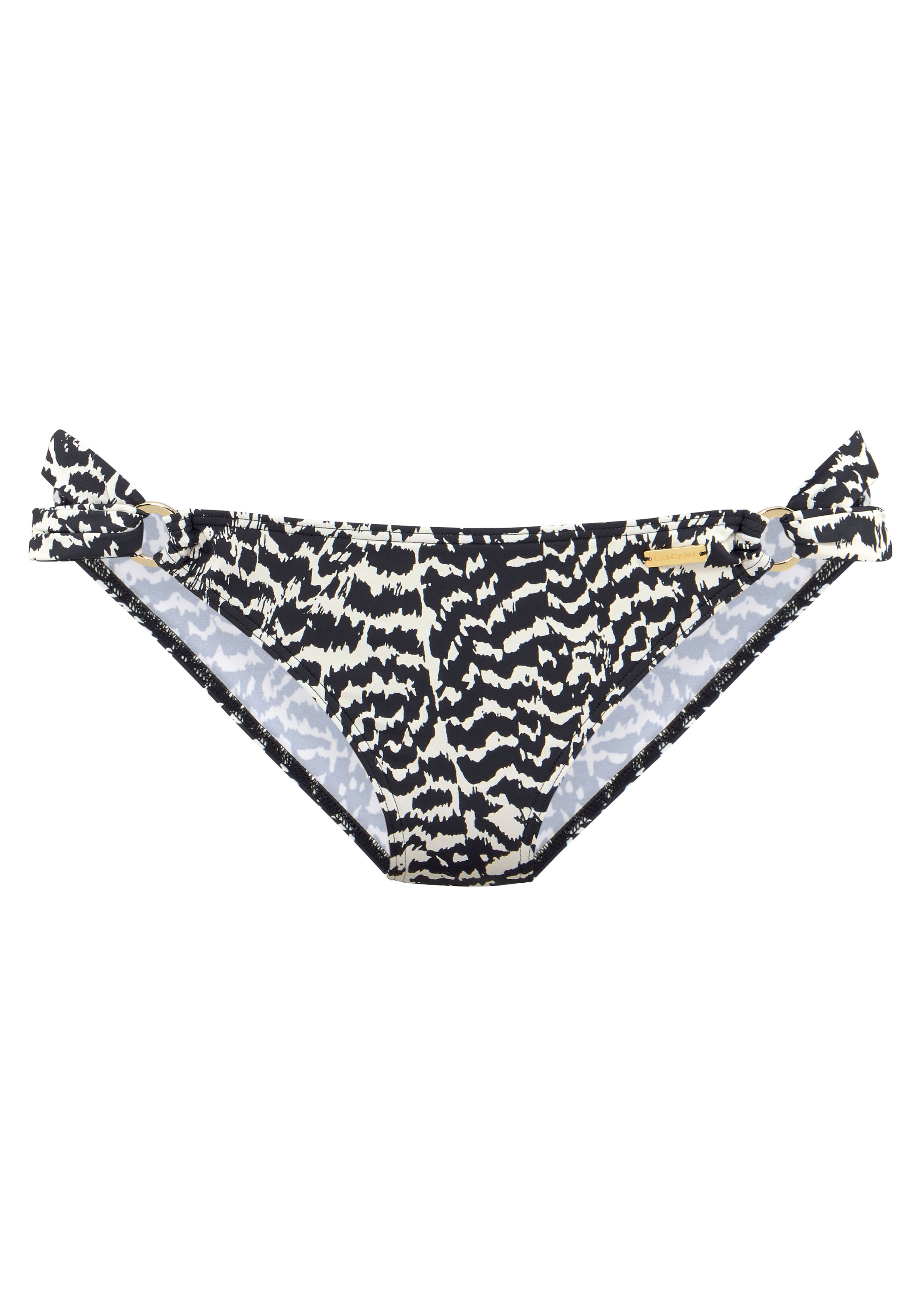 LASCANA Bikini hlačke | črna barva: sprednja stran