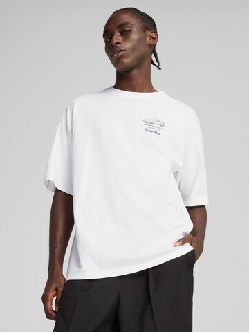 T-Shirt 'Porsche Legacy' PUMA en blanc : devant